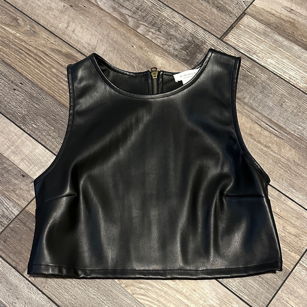 Kirious Faux Leather Tank